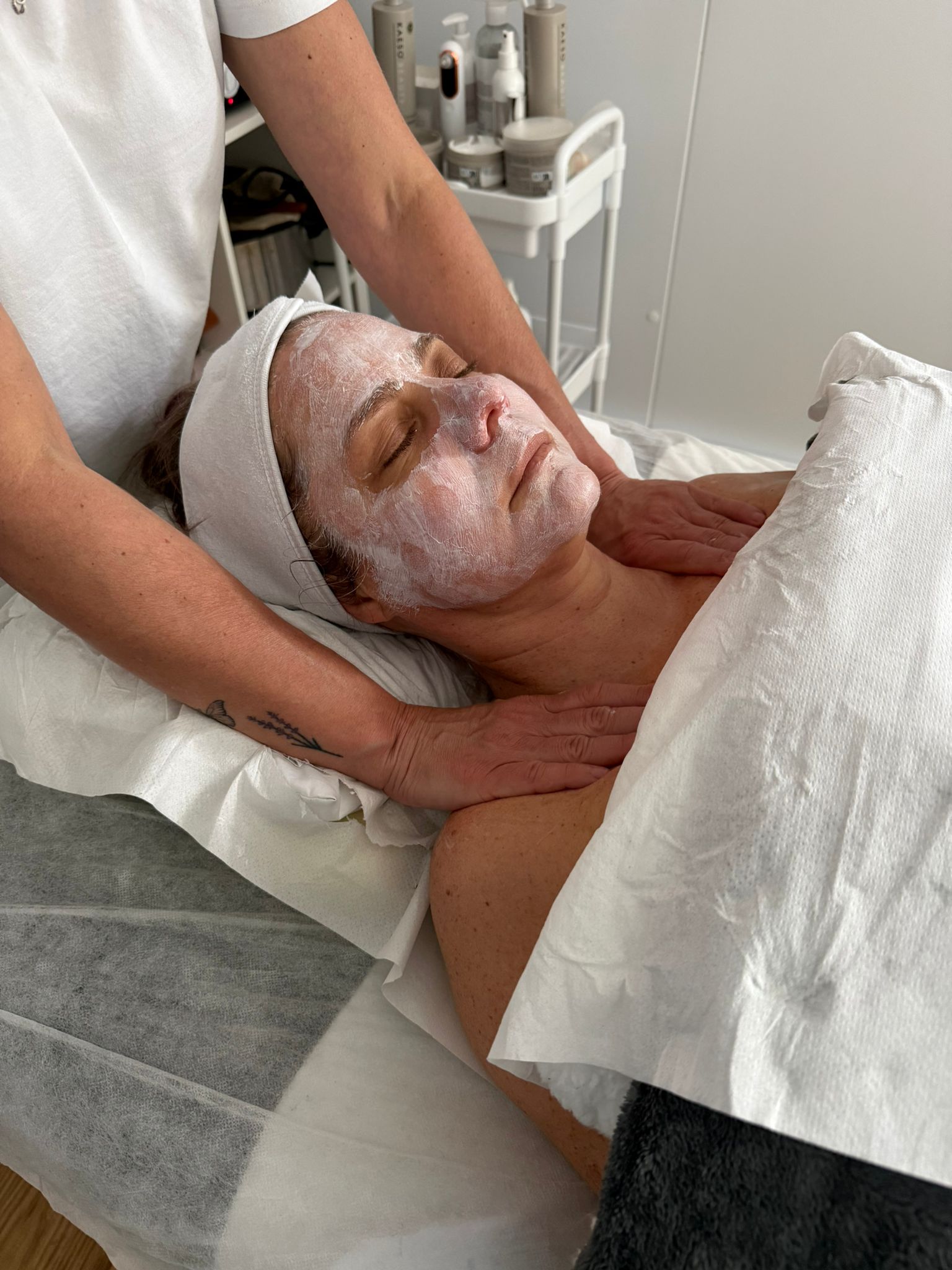 Facial with massage